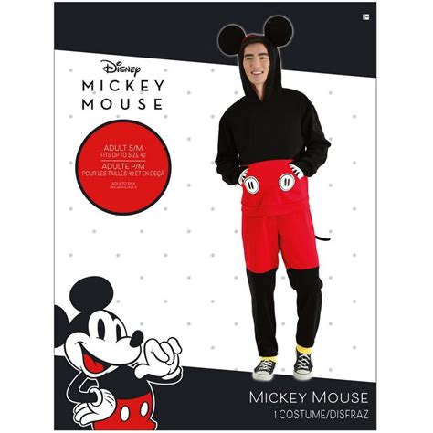 Adult Mickey Mouse Sweatsuit Costume Disney Party City