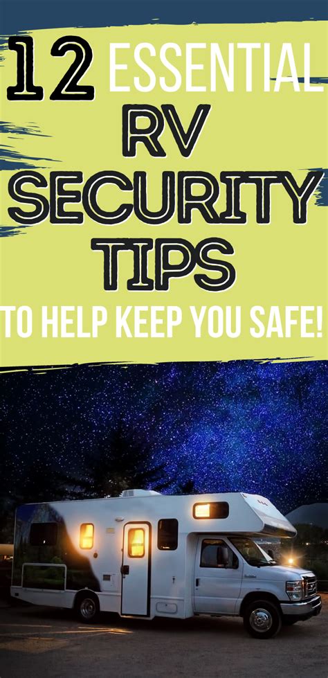Essential Rv Security Tips
