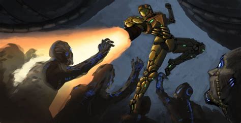 Samus Aran Vs Warhammer Space Marine Battles Comic Vine