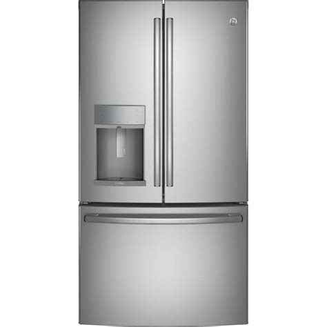 Ge Profile 222 Cu Ft Counter Depth French Door Refrigerator With Ice