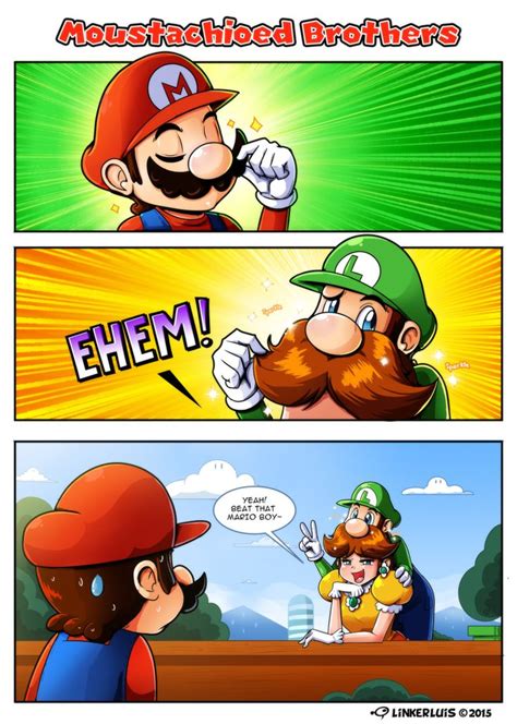 Pin By M Kuz On A How To Draw Manga Mario Funny Mario Comics
