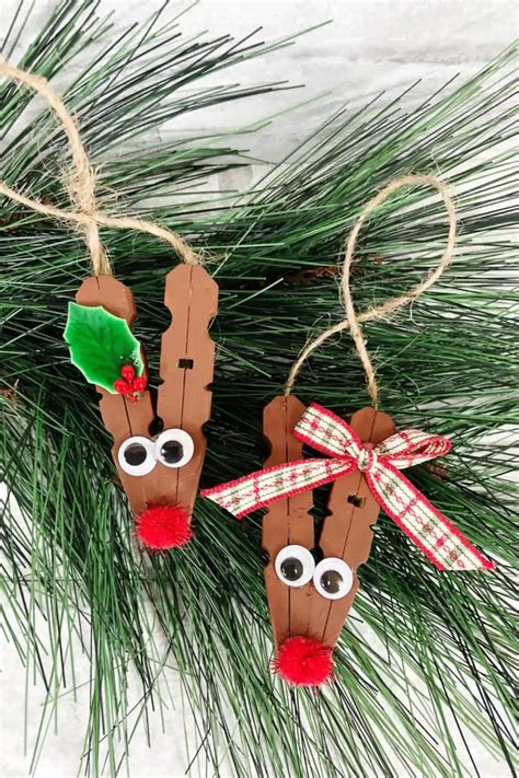 Clothespin Reindeer Crafts To Make At Home Kids Art And Craft
