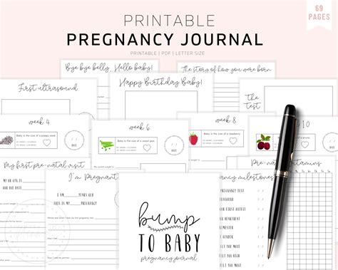 The Ultimate Pregnancy Journal Printable Pregnancy Journal - Etsy