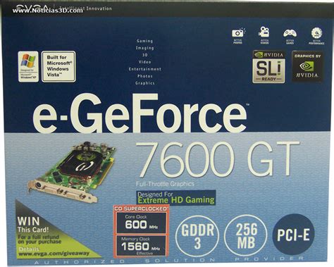 EVGA GeForce 7600 GT CO SUPERCLOCKED