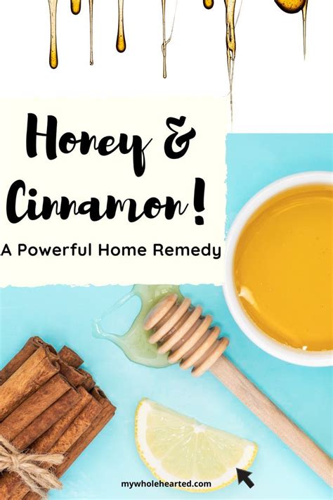 Honey And Cinnamon A Powerful Remedy Combination That A Very Few Know Of My Wholehear