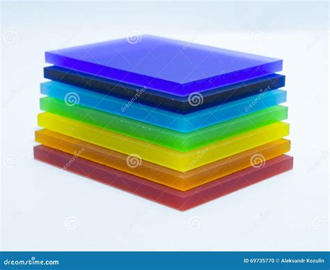Colorful Pieces Of Plexiglass Stock Photo Image Of Pieces Piece