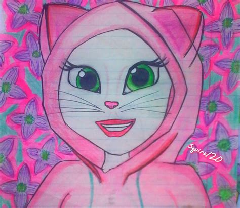 My Talking Angela Old Drawing By Squira120 On Deviantart