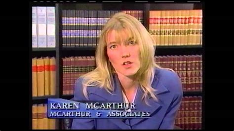 Karen Mcarthur Lawyer Speaking On Sunday Edition Paul Bernardo