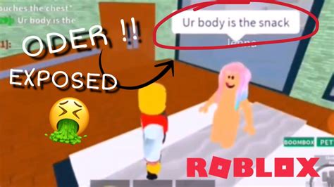 Inappropriate Game In Roblox Oder Exposed Youtube
