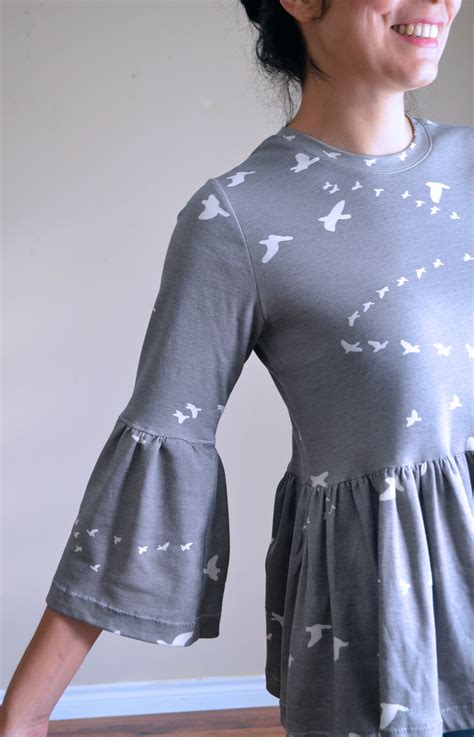 Check spelling or type a new query. Easy DIY Flared sleeves Top Free Printable Pattern - On ...