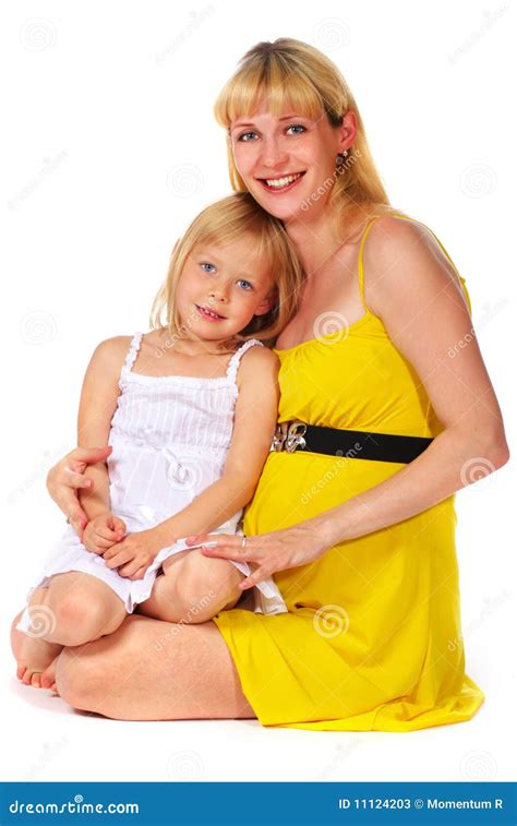 Mother And Daughter Stock Image Image Of Baby Belly 11124203