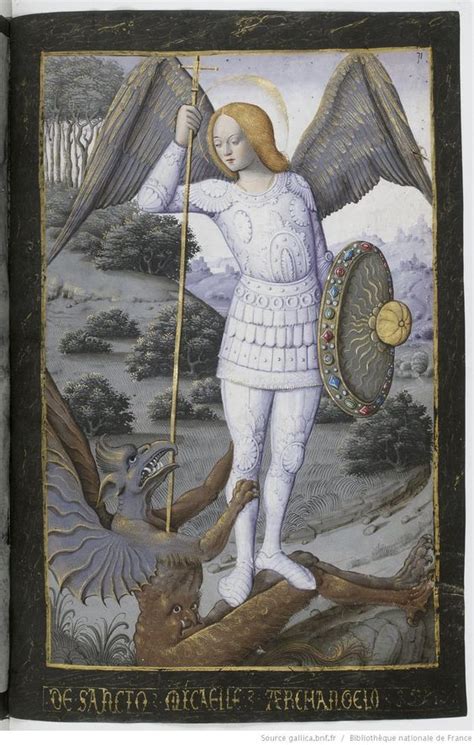 St Michael In Horae Ad Usum Romanum 1475 1600 Gallicabnffr