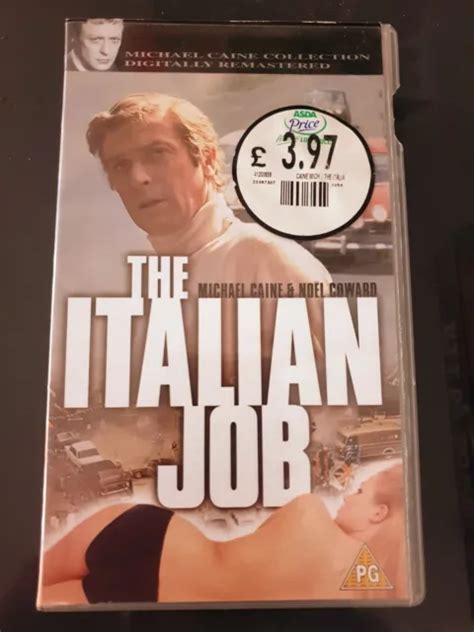 THE ITALIAN JOB VHS Michael Caine And Noel Coward PicClick