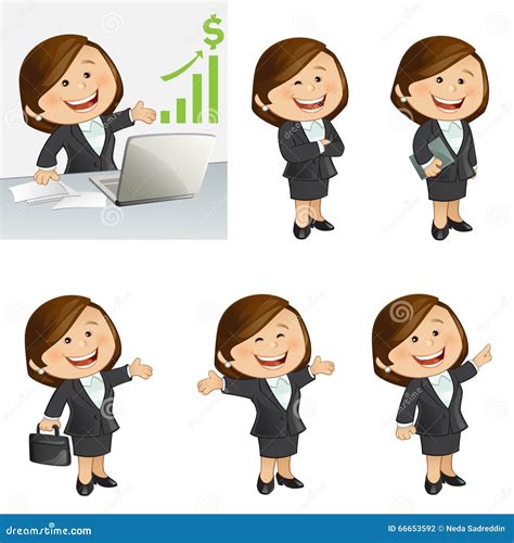 Businesswoman Stock Vector Illustration Of Formal Businesswoman 66653592