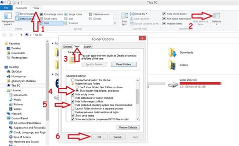 How To Hide Or Unhide Hidden Folder On Windows 10 Windows 8 7