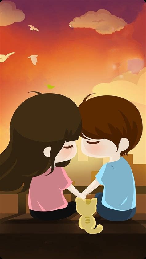 Anime Couple Happy Moments Wallpapers Wallpaper Cave
