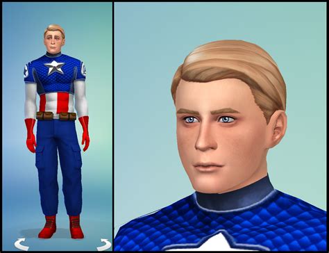Sims 4 Captain America Cc