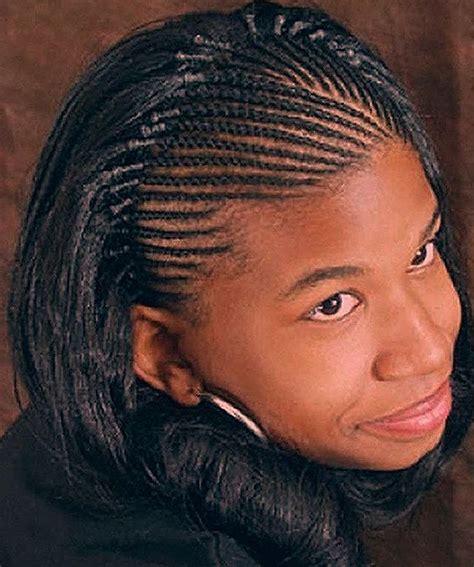 Use a cool hair accessory to fasten braids for kids into a cute little updo hairstyle. 17 Inventive Braided Hairstyles Kids African American - # African American #finder #frisuren # ...