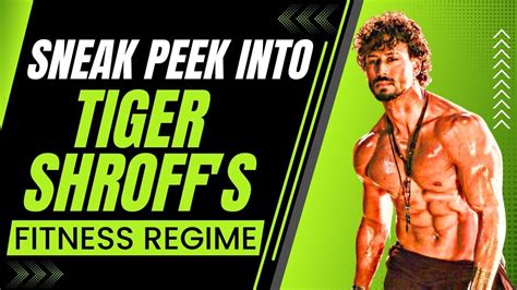 Tiger Shroff Fitness Unveiling The Hidden Secrets Behind The Actor S