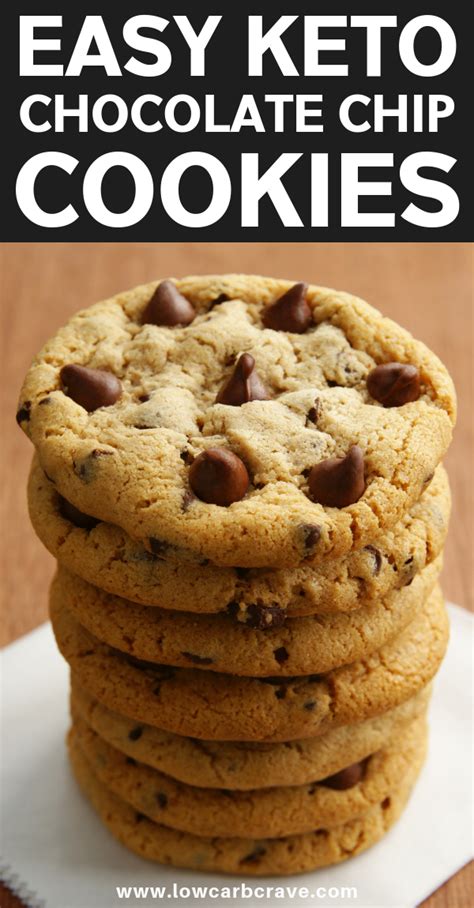 Keeps you from having to roll them. Sugar-Free Keto Chocolate Chip Cookies Recipe - These healthy homemade low ca… | Keto cookie ...