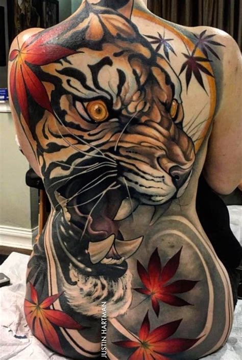 Tiger Back Piece Tattoo Design Inspirations Nature Animals Of Land