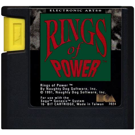 Rings Of Power Sega Genesis Game Your Gaming Shop