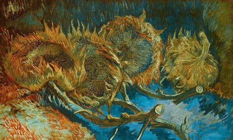Four Cut Sunflowers Vincent Van Gogh Most Expensive Painting