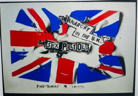 Sex Pistols Anarchy In The Uk Original 1976 Promo Poster The Art Of Punk