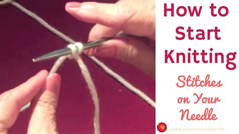 Learn How To Knit 1 Quick And Easy Cast On Knitting How To Cast On