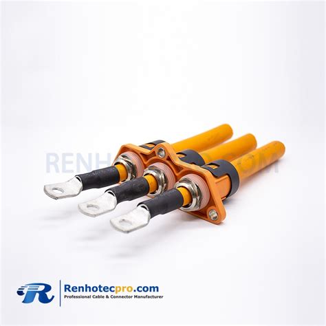 High Voltage Connector Hvpt 25mm² 125a 3 Pin Ip67 Plastic