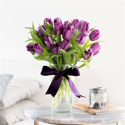 Teleflorapassionate Purple Tulipsinstagram 1 Teleflora Blog