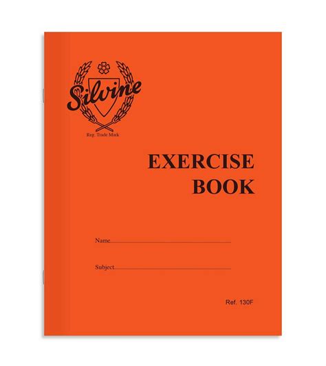 Silvine Exercise Book