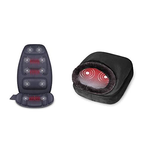 snailax massage seat cushion with heat extra memory foam top product fitness and rest shop