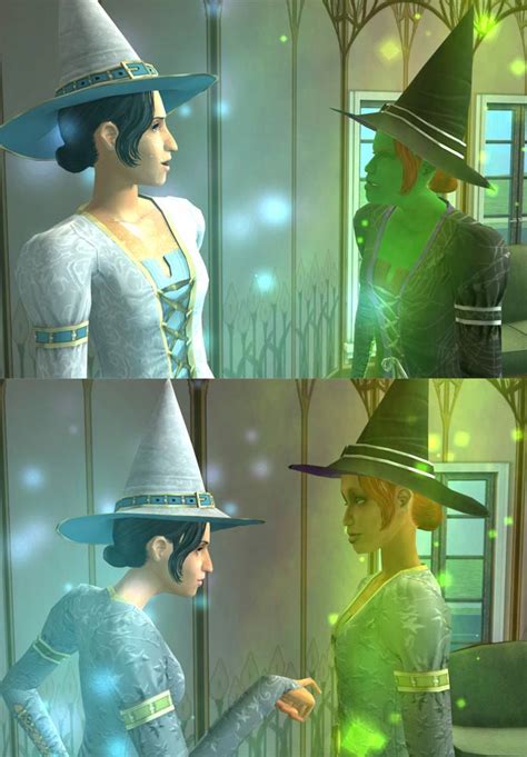 Mod The Sims Normal Skin For Good And Evil Witches Really Fixed Finally Sept