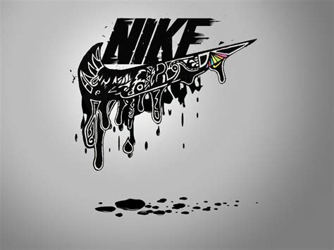 Nike Drippy Logo Cool Nike Logos Graffiti Shoes Evil Skull Tattoo