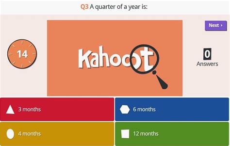 Hmm a hard one because i use so many different names! Me And My Threes: We love to Kahoot!