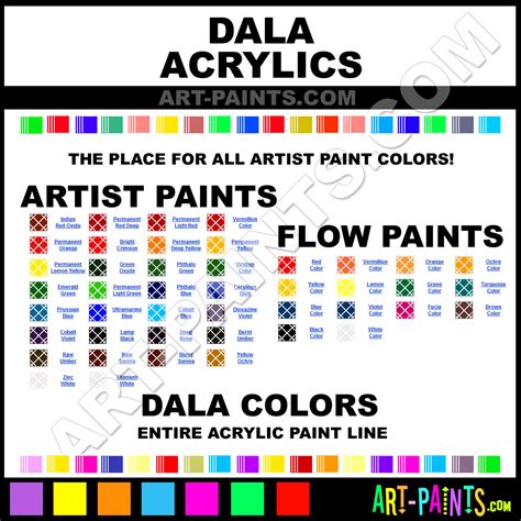 Dala Acrylic Paint Brands - Dala Paint Brands, Acrylic ...