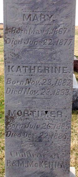 Katherine Mckenna Homenaje De Find A Grave