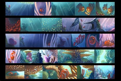 Finding Nemo Concept Art Characters Story Boards And Concepts Images