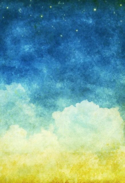 Huayi Beautiful Night Sky Art Fabric Photography Backdrop Vintage Drops