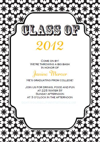 How to make an invitation. The red polka dot: Do It Yourself Graduation Free Printable Invitation