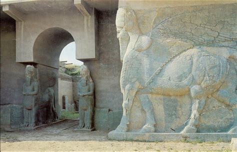 Remains Of The Ancient Assyrian City Of Nimrud Before Its Destruction