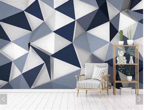 Venta de papel tapiz con diseños modernos y contemporáneos. YOOMAY Papel Tapiz 3D Simple, murales geométricos de ...