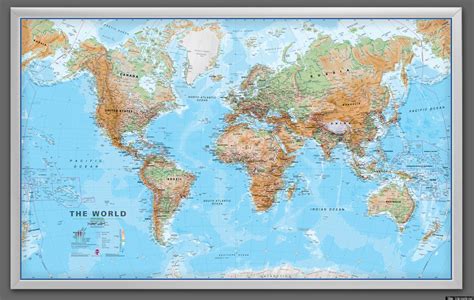 Win Giant Framed World Map Huffpost Uk