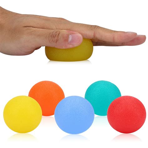 Yosoo Finger Exercise Balls Silicone Grip Balls Massage Therapy Hand