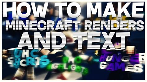 How To Make Minecraft 3d Renders And Text In Cinema 4d Easy Youtube