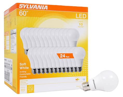 Energy Saving And Longer Life Soft White Medium Base Sylvania 2700k A19