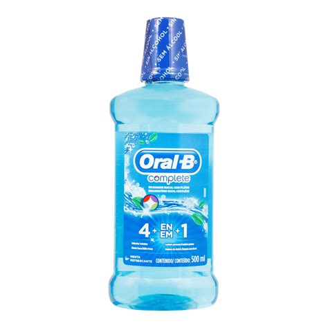 oral b enjuague bucal menta refrescante sin alcohol x 500 ml oral b cuidado oral farmacias