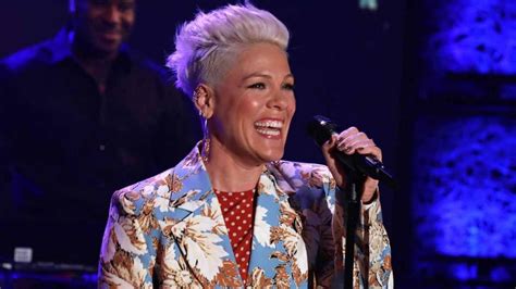pink performs stunning version    song