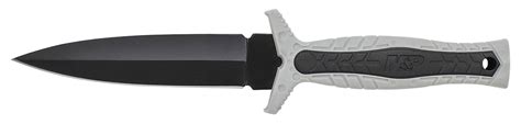 Schrade Swmpf3g Mandp Boot Knife 457 Spear Point Rubber Gray Handle